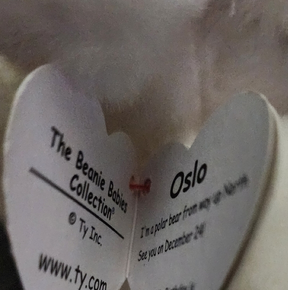 Ty Beanie Babies Boos Oslo Polar Bear NWT 2019 - Picture 2 of 7